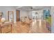 Open living space with hardwood floors, contemporary furniture, and ample natural light at 3270 S Galapago St, Englewood, CO 80110