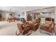 Recreation area with a pool table, shuffleboard and sitting area for entertainment and fun at 9563 Red Primrose St, Franktown, CO 80116