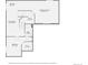 Basement floorplan featuring a recreation room, wet bar, bath, sitting room, and bedroom at 16519 E Hialeah Dr, Centennial, CO 80015