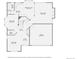 Detailed floor plan showcasing the layout of kitchen, breakfast nook, living room, dining area and garage on the middle floor at 16519 E Hialeah Dr, Centennial, CO 80015