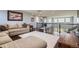 Cozy upstairs living area with plush seating, soft lighting, and elegant railing at 7658 S Country Club Pkwy, Aurora, CO 80016