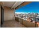 Spacious balcony providing views of the surrounding neighborhood and city skyline at 800 N Pearl St # 611, Denver, CO 80203