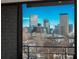 Spectacular city views from the apartment including the state capitol and a blue sky at 800 N Pearl St # 611, Denver, CO 80203
