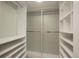 Spacious walk-in closet with built-in shelving and ample storage space for organization at 800 N Pearl St # 611, Denver, CO 80203