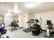 Bright gym with mirrored wall, treadmill, elliptical and weight-lifting equipment at 800 N Pearl St # 611, Denver, CO 80203