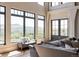 Living room with stunning views and comfortable seating at 9356 Cherrywood Trl, Littleton, CO 80127