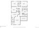 Floor plan of the home's second floor with bedrooms, bathrooms, and laundry room at 3508 E 140Th Pl, Thornton, CO 80602