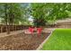 Inviting backyard featuring a cozy fire pit with chairs, perfect for outdoor gatherings and relaxation at 1285 Aberdeen Dr, Broomfield, CO 80020