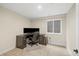 Home office featuring modern desk, black chair, and plenty of natural light at 1285 Aberdeen Dr, Broomfield, CO 80020