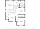Second floor plan displaying primary bedroom, bedrooms, laundry, baths, and walk-in closets at 9479 Rifle St, Commerce City, CO 80022
