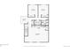 Layout of a home featuring a living room, kitchen, two bedrooms, and balcony at 925 Elm St, Denver, CO 80220