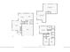 Floorplan of the house showing locations of the kitchen, living room, and bedrooms at 10681 Cherrybrook Cir, Highlands Ranch, CO 80126