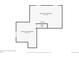 Floorplan of the basement level showing the unfinished space and laundry room at 10681 Cherrybrook Cir, Highlands Ranch, CO 80126