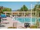 Enjoy hot summer days at this luxurious community pool with comfortable seating and mountain views at 13360 W 83Rd Pl, Arvada, CO 80005