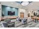 Lounge area with comfortable seating, neutral tones, and a stylish open concept layout at 1551 Larimer St # 1901, Denver, CO 80202