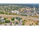 Aerial view of a community with well-maintained homes and convenient access to amenities at 10520 W Vassar Dr, Lakewood, CO 80227