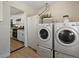 Convenient laundry room located off the kitchen with washer and dryer units at 4740 W Wyoming Pl, Denver, CO 80219