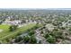 Wide aerial view of a neighborhood close to a school, showing proximity to education and community amenities at 7912 Fenton St, Arvada, CO 80003