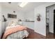 Inviting bedroom with a comfortable bed, unique decor, and stylish accents at 7912 Fenton St, Arvada, CO 80003