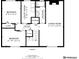 Detailed floor plan showcasing the layout of the bedrooms, living spaces, utility room, and bathrooms at 7912 Fenton St, Arvada, CO 80003