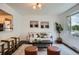 Comfortable living room featuring hardwood floors, stylish furniture, and an open layout with plenty of natural light at 7618 Umatilla St, Denver, CO 80221
