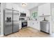 Modern kitchen with stainless steel appliances, white cabinets, and a bright, airy feel at 2260 S Lewiston St, Aurora, CO 80013