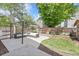 Well-maintained backyard with a concrete patio, perfect for enjoying outdoor living and dining at 11355 Haswell Dr, Parker, CO 80134