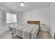 Bedroom with carpet, white walls, window, and furniture at 11355 Haswell Dr, Parker, CO 80134
