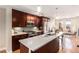 Modern kitchen with stainless steel appliances and island at 2438 Welton St, Denver, CO 80205