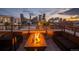 Rooftop deck with fire pit and city views at 2438 Welton St, Denver, CO 80205