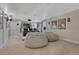 Home theater showcasing comfortable seating, a projection screen, and surround sound system for entertainment at 7343 Upton Ct, Castle Rock, CO 80104