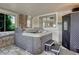 Relaxing hot tub room features a modern hot tub, large windows, a sauna and extra seating at 7343 Upton Ct, Castle Rock, CO 80104