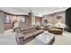 Cozy basement media room with projector, comfortable seating, and movie-themed decorations at 7081 Salvia St, Arvada, CO 80007