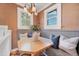 Charming breakfast nook with built-in seating and plenty of natural light at 766 Monroe St, Denver, CO 80206