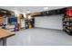 Finished Garage with overhead storage and epoxy floors at 12387 W 51St Ave, Wheat Ridge, CO 80033