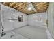 Partially finished basement with exposed ceiling and wrapped walls, awaiting your custom touches at 3612 Hudson St, Denver, CO 80207