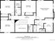 Second floor plan highlighting the layout of bedrooms, bathrooms, laundry, and walk-in closet at 10289 E Berry Dr, Greenwood Village, CO 80111