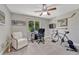 Home office featuring a fan, natural light, and wall decor at 10289 E Berry Dr, Greenwood Village, CO 80111