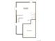 Floor plan showcasing an unfinished basement with potential pre-plumbing at 9266 Telluride Ct, Commerce City, CO 80022