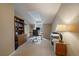 Functional office featuring natural lighting, a ceiling skylight, and built-in shelving at 4545 S Monaco St # 243, Denver, CO 80237