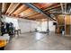 Unfinished basement offering great potential and flexible space for customization and storage at 11460 W Tanforan Cir, Littleton, CO 80127