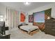 Bedroom with creative decor elements at 7325 S Waterloo Way, Aurora, CO 80016