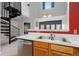 Kitchen sink with stainless steel appliances and granite countertops at 8707 E Florida Ave # 614, Denver, CO 80247