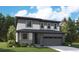 Charming two-story home with a modern design and beautiful landscaping, offering great curb appeal at 2681 Sawyer Ln, Erie, CO 80026