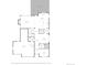 Detailed floorplan showcasing the layout of the home's main level at 11657 Olathe St, Commerce City, CO 80022