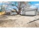 Spacious backyard with a detached garage and privacy fence, providing ample outdoor space at 315 S Xapary St, Aurora, CO 80012