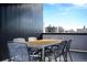 Urban deck with modern patio furniture at 903 E 13Th Ave, Denver, CO 80218
