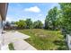 Spacious backyard with green grass and a wooden fence at 272 Lafayette St, Louisville, CO 80027