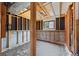 Unfinished basement with framed walls and a window at 272 Lafayette St, Louisville, CO 80027