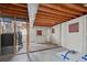 Unfinished basement with brick accents and utilities at 272 Lafayette St, Louisville, CO 80027
